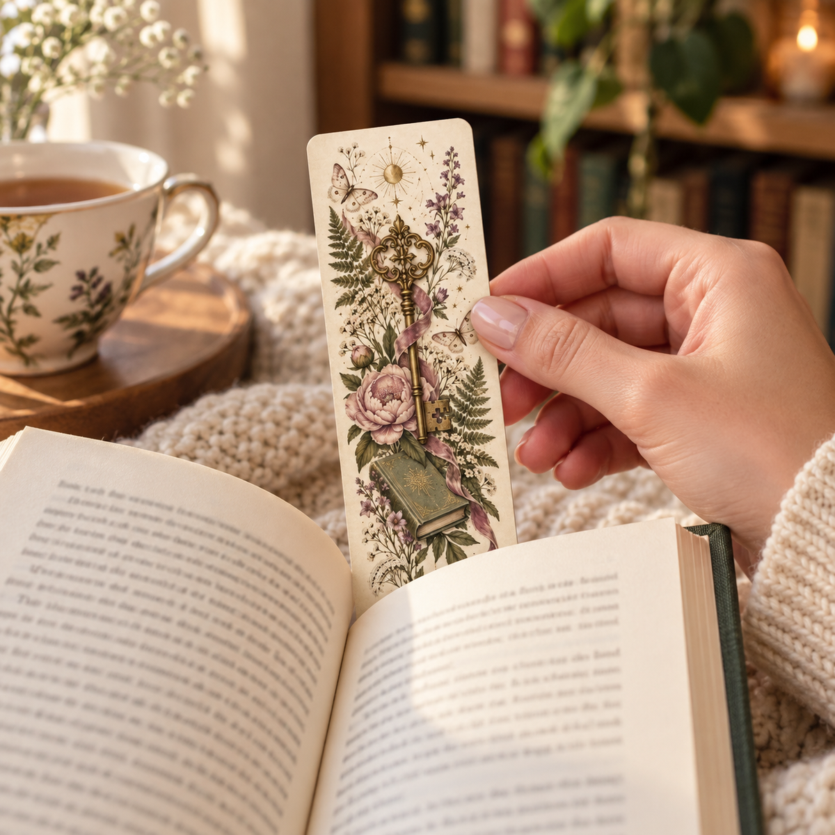 Floral Bookmark Set – 3 Pack