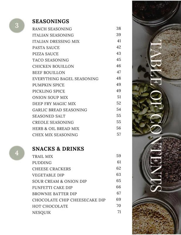The Dry Mix Pantry - Homemade Mixes for Fast, Easy Meals